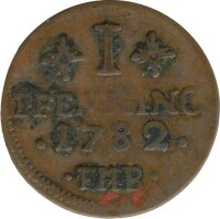 Rostock 1 Pfennig 1782 FHB Stadtwappen*