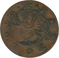 Rostock 1 Pfennig 1782 FHB Stadtwappen*