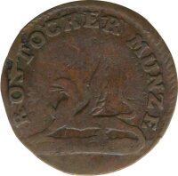 Rostock 1 Pfennig 1824 AS Stadtwappen*
