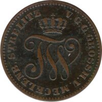 Mecklenburg-Strelitz 2 Pfennig 1872 Friedrich Wilhelm II*