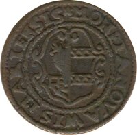 Wismar 3 Pfennig 1755 F Stadtwappen*