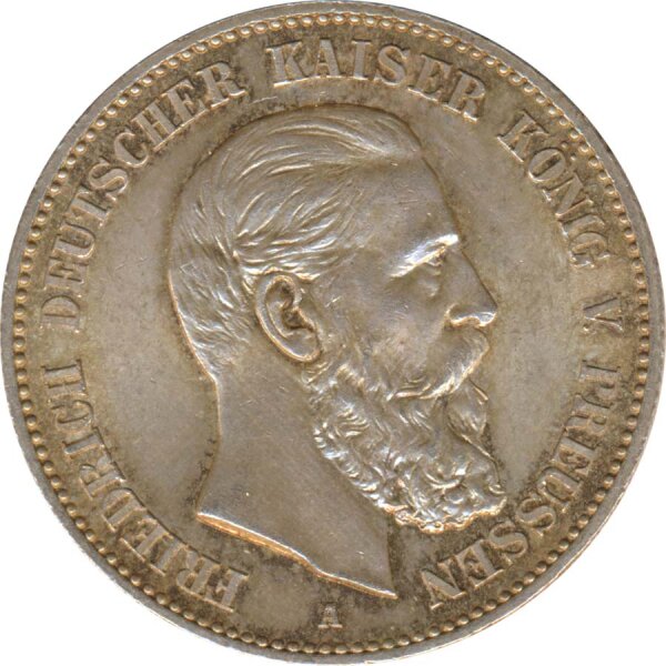 Preussen 2 Mark 1888 A Friedrich III Silber*