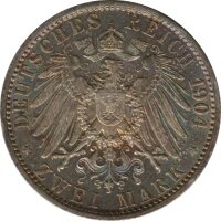 Preussen 2 Mark 1904 A Wilhelm II Silber*