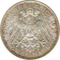 Preussen 2 Mark 1913 25. Regierungsjubil&auml;um Silber*