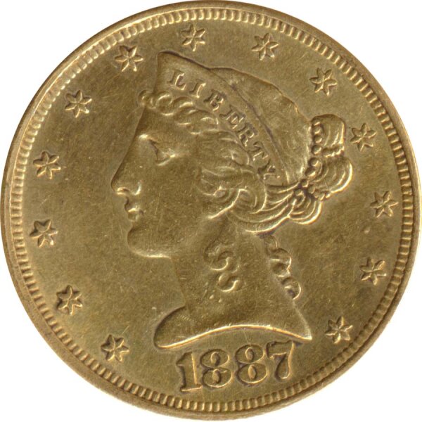 USA 1887 S - 5 US$ - Liberty Head