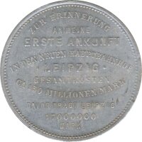 Medaille 1915 Er&ouml;ffnung des Leipziger Hauptbahnhofs*