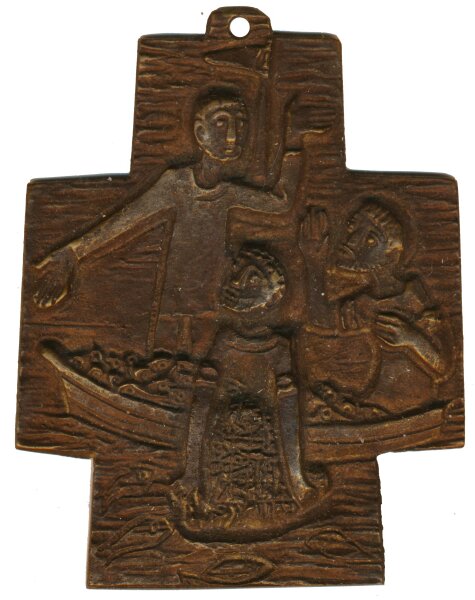 Kreuz - Von nun an sollst Du Menschen fangen (Reicher Fischfang) - Bronze*