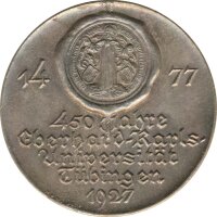 Medaille 1927 450 Jahre Universit&auml;t T&uuml;bingen*
