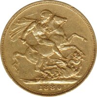 Gro&szlig;britannien Sovereign - junge Victoria