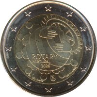 Portugal 2 Euro 2026 - 100 Jahre Rotary Club*