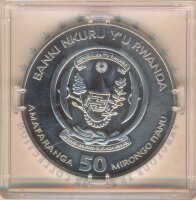 Ruanda 2017 Nilpferd Fab15 1 Oz Silber*