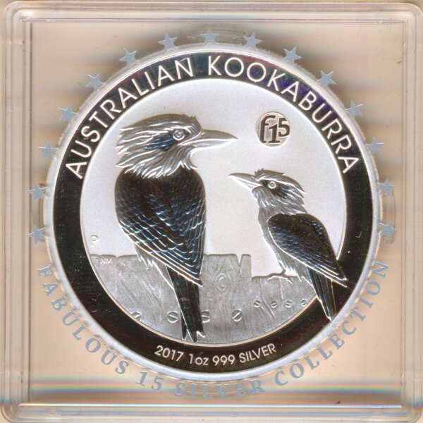 Australien Kookaburra - 2017 Fab15 1 Oz Silber*