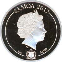 Samoa 1 Dollar 2017 PP 100. Geburtstag von John F. Kennedy 1 Oz Silber*