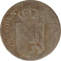 Baden 6 Kreuzer 1808 Karl I. Friedrich Silber*