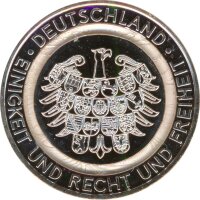 Medaille Biologie und Technik - Hubschrauber Libelle Silber