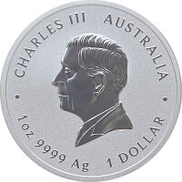 Australien Lunar 3 - 2027 Jahr des Ziege 1 Oz Silber