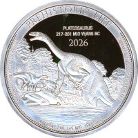 Kongo 2026 - Plateosaurus 1 Oz Silber