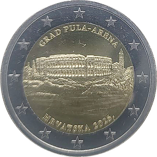 Kroatien 2 Euro 2025 - Pula Arena*