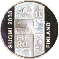 Finnland 10 Euro 2003 Anders Chydenius PP Silber im Etui*