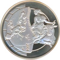 Belgien 10 Euro 2004 PP EU-Erweiterung Silber im Etui*