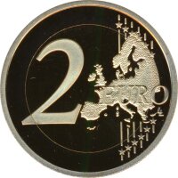 Frankreich 2 Euro 2015 - Europa Frieden PP im Etui*
