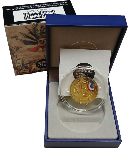 Frankreich 2 Euro 2015 - Föderationsfest PP Farbe im Etui*