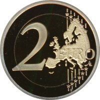 Frankreich 2 Euro 2015 - Föderationsfest PP Farbe im Etui*