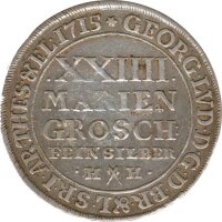 Braunschweig & Lüneburg 24 Mariengroschen 1715...