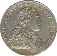 Sachsen Konventionstaler 1795 IEC Friedrich August III...