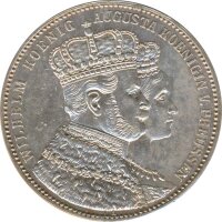 Preussen Krönungstaler 1861 Wilhelm I Silber*