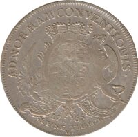 Baden 1 Taler 1765 SW Karl Friedrich Silber*