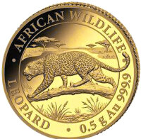 Somalia Republik 2026 - Leopard 0,5 Gramm Gold