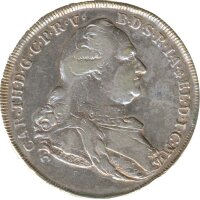 Bayern Konventionstaler 1786 Karl Theodor Silber*