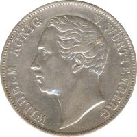 Württemberg 1 Taler 1859 Wilhelm I Silber*