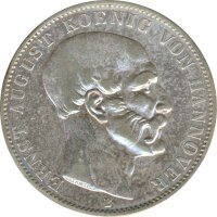 Hannover 1 Taler 1851 B Ernst August - Ausbeutetaler Silber*