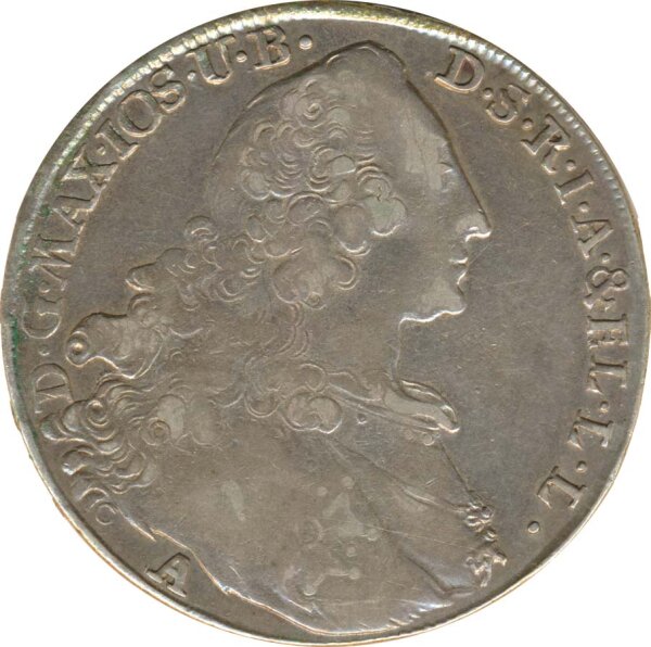 Bayern Konventionstaler 1770 A Maximilian Joseph Silber*