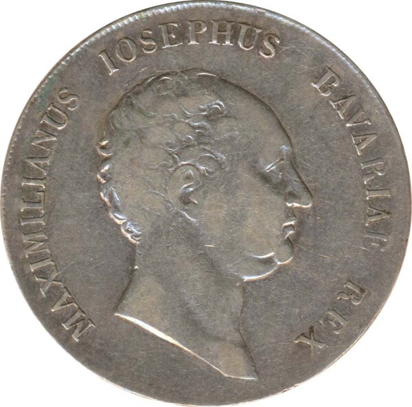 Bayern Konventionstaler 1815 Maximilian Joseph - Kronentaler Silber*