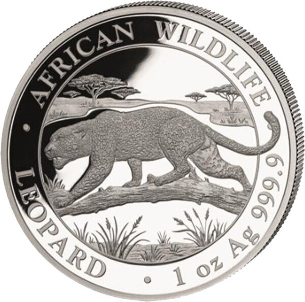 Somalia Republik 2026 - Leopard 1 Oz Silber