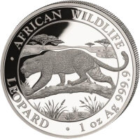 Somalia Republik 2026 - Leopard 1 Oz Silber