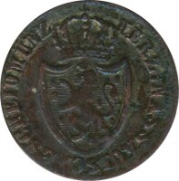 Nassau 1/4 Kreuzer 1817 Wilhelm I*