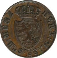 Nassau 1/4 Kreuzer 1822 Z Wilhelm I*