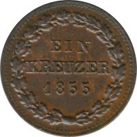Nassau 1 Kreuzer 1855 Adolph*