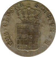 Oldenburg 3 Grote 1840 S Paul Friedrich August Silber*