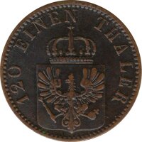 Preussen 3 Pfennig 1868 B Wilhelm I*