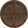 Reuss ältere Linie 1 Pfennig 1868 A Heinrich XXII*