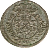 Sachsen 1 Pfennig 1699 ILH Friedrich August I Silber*