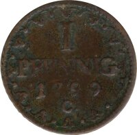 Sachsen 1 Pfennig 1799 C Friedrich August III*