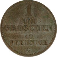 Sachsen 1 Neugroschen 1841 G Joseph Silber*