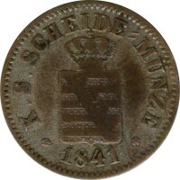 Sachsen 1 Neugroschen 1841 G Joseph Silber*