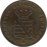 Sachsen-Meiningen 2 Pfennig 1862 Georg II*